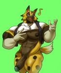  abs animal_crossing anthro big_muscles big_penis bottomless canid canine canis clothed clothing crop_top demondragoncyan dog_tags genitals grey_background hi_res humanoid_genitalia humanoid_penis kyle_(animal_crossing) male mammal muscular muscular_male musical_note navel nintendo partially_clothed penis shirt simple_background sketch solo thick_thighs topwear video_games wolf 