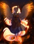  2020 absurd_res anthro breasts clothed clothing digital_media_(artwork) equid equine eyebrows fan_character female fensu-san front_view hi_res looking_at_viewer mammal my_little_pony pegasus solo text url wings 