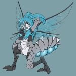  aleu_moonshadow ambiguous_gender antennae_(anatomy) anthro arthropod bee bioluminescence canid canine dragonfly exoskeleton fluffy fox glowing hybrid hymenopteran insect kyrio lepidopteran mammal mandibles moth nikorokumitsero tongue wings 