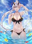  bikini fate/grand_order heroine_x horns swimsuits tagme tomoe_gozen_(fate/grand_order) 