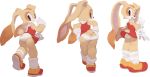  absurd_res blush clothing cream_the_rabbit female gloves handwear hi_res koki lagomorph legwear leporid mammal panties rabbit simple_background socks solo sonic_the_hedgehog_(series) underwear 