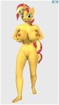  3d_(artwork) 9:16 anthro anthrofied big_breasts breasts daveman1000 digital_media_(artwork) equestria_girls equid female genitals hi_res holding_breast horn mammal my_little_pony nipples nude pussy simple_background solo sunset_shimmer_(eg) unicorn 