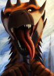  akr dragon female feral hi_res mouth_shot rektalius solo 