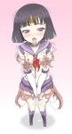  choker magical_girl nipple_tweak purple_sailor_collar sailor_collar sailor_saturn sailor_senshi sailor_senshi_uniform slime star star_choker sumisumi tentacle_clothes tentacles tomoe_hotaru torogao 