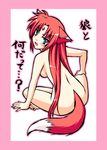  animal_ears arf lyrical_nanoha mahou_shoujo_lyrical_nanoha mahou_shoujo_lyrical_nanoha_a's nude parody saki_chisuzu solo tail translated wolf_ears 