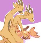  anal anal_penetration antelope bed bucky_oryx-antlerson canine disney duo fox group group_sex male male/male mammal moan nick_wilde nontoxo nude oryx penetration pronk_oryx-antlerson sandwich_position sex threesome zootopia 