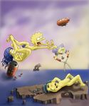  featured_image lisa_simpson maggie_simpson marge_simpson milhouse_van_houten milky-puppy salvador_dali the_simpsons 