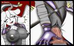  andromorph anthro buster_blader buster_whelp_of_the_destruction_swordsman dragon duo female hi_res human humanoid intersex male male/female mammal sheecktor 