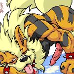  1:1 2001 arcanine bodily_fluids canid canine drooling erection feral genitals knot low_res male mammal nintendo nude penis pok&eacute;mon pok&eacute;mon_(species) saliva shi-cyan solo team_rocket video_games 