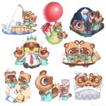  1:1 2020 animal_crossing anthro avian balloon beach bedding bird blanket brown_body brown_fur canid canine clothing columbid dodo eyewear fur group gull gulliver_(animal_crossing) hi_res jewelry lari larid mammal necklace night nintendo pillow raccoon_dog ry_o_ta scared seaside shirt sitting sleeping slightly_chubby sunglasses tanuki timmy_nook tommy_nook topwear video_games water white_body wilbur_(animal_crossing) wisp_(animal_crossing) 