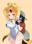  animal_humanoid armpit_fetish armpit_hair bangle black_hair blonde_hair blue_eyes blush bodily_fluids body_hair bottomwear breasts brown_eyes chomplyfire clothing duo female gloves golden_snub-nosed_monkey_(kemono_friends) hair hand_on_breast handwear haplorhine hat headgear headwear hi_res human humanoid jewelry kaban-chan kemono_friends leotard long_hair looking_at_viewer mammal mammal_humanoid monkey orange_hair primate shaving short_hair shorts simple_eyes sweat 