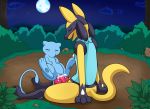  2020 balls big_penis blush bodily_fluids clearing cowgirl_position cum cum_in_pussy cum_inside cumshot detailed_background duo ejaculation eyes_closed female feral feral_on_feral floating forest genital_fluids genitals in_heat knot legendary_pok&eacute;mon love lucario magic male male/female mew night nintendo on_top outside penetration penis pok&eacute;mon pok&eacute;mon_(species) presenting presenting_pussy pussy pussy_juice raised_tail reclining relieved saliva sex shiny_pok&eacute;mon sitting size_difference size_play tongue tree vaginal vaginal_penetration video_games vorechestra 