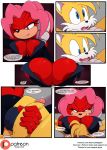  anthro archie_comics big_breasts big_penis bigdon1992 blue_eyes breasts canid canine clothed clothing comic digital_media_(artwork) duo echidna english_text female fox fur genitals hi_res lien-da male male/female mammal miles_prower monotreme nyuroraxbigdon patreon penis sonic_the_hedgehog_(archie) sonic_the_hedgehog_(comics) sonic_the_hedgehog_(series) tails_(disambiguation) text url 