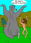  baloo comic disney jungle_book mouseboy mowgli 