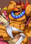  biceps blush breath_of_fire breath_of_fire_iii briefs crocodile crocodyne crossover cum cum_in_pants cum_in_underwear cumshot dragon dragon_quest erection eyes_closed garr gay male muscles nude orgasm pecs penis plain_background reptile scalie sex sweat tongue tongue_out underwear unknown_artist video_games 