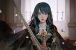  byleth_(female) fire_emblem jiayue_wu petals sword weapon 