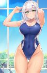  artist_revision cameltoe cleavage mukatsukulsp swimsuits wet 