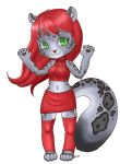  2020 alpha_channel anthro clothing crystalshards digital_media_(artwork) domestic_cat fan_character felid feline felis full-length_portrait fur green_eyes grey_body grey_fur looking_at_viewer mammal portrait red_clothing sketch 