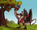  agropuer anthro apple apple_tree cobra cock_transformation dragon duo erection food fruit male male/male naga pit_viper plant rattlesnake reptile richardrodney scalie serpentine snake snake_penis transformation viper western_dragon wings 