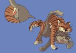  all_fours anal brokenstar_(warriors) doggystyle domestic_cat duo felid feline felis feral from_behind_position genitals hi_res male male/male mammal penile_spines penis sex tigerstar_(warriors) warriorcunt warriors_(cats) 
