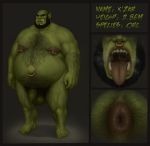  anus balls bodily_fluids body_hair dagapuff facial_hair facial_piercing fan_character foreskin genitals hair hairy hairy_anus hairy_arms hairy_legs happy_trail hi_res male model_sheet muscular navel navel_piercing nipple_piercing nipples nose_piercing nude open_mouth orc outie_navel overweight overweight_male penis piercing pubes saliva saliva_string septum_piercing solo sweat tongue 