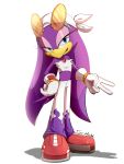  2019 absurd_res anthro avian bandanna beak blue_eyes clothing eyewear female footwear gloves half-closed_eyes handwear hi_res jewelry narrowed_eyes necklace signature solo sonic_riders sonic_the_hedgehog_(series) sunglasses tri-shield video_games wave_the_swallow 