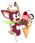  2020 chip_(sonic) dessert food hair hi_res ice_cream ice_cream_cone male montyth open_mouth solo sonic_the_hedgehog_(series) sonic_unleashed tongue tongue_out unknown_species video_games 