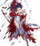  asian_clothes dress fire_emblem fire_emblem_heroes fire_emblem_if nintendo noy oboro_(fire_emblem) sword torn_clothes wedding_dress 