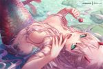  darling_in_the_franxx fang horns mermaid mitsu_(mitsu_art) nude waifu2x zero_two 