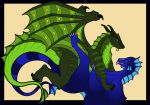  dragon duo female feral male male/female radium_(character) saphinel seawing_(wof) wyvern 