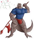 anthro biceps bulge butt claws daikuhiroshiama hi_res lizard male muscular muscular_anthro muscular_male pecs rak_wraithraiser reptile scalie solo tail tower_of_god wraithraiser