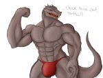 abs anthro biceps bulge daikuhiroshiama lizard male muscular muscular_anthro muscular_male pecs rak_wraithraiser reptile scalie solo tail tower_of_god wraithraiser