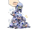  &gt;_o 1other 6+girls black_jacket blank_eyes blue_hair blush_stickers chibi clenched_teeth closed_eyes cross cross_hair_ornament dogpile faceplant flying_sweatdrops girls&#039;_frontline giving_up_the_ghost green_eyes hair_ornament half-closed_eyes hk416_(girls&#039;_frontline) iron_cross jacket lightning_bolt_symbol long_hair looking_at_another mini_person minigirl multiple_girls on_floor one_eye_closed open_mouth outstretched_arm picking_up puff_of_air shaded_face simple_background square_mouth su_xiao_jei teardrop_facial_mark teeth v-shaped_eyebrows wavy_mouth white_background 