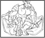  anthro black_and_white dragon growth lethias macro male minnigan monochrome muscle_growth muscular muscular_male scales solo wings 