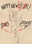 2024 anthro blokfort breasts deer female hi_res mammal nude simple_background sketch solo