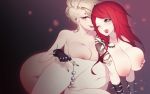 2girls kayle league_of_legends nanoless nipples nude pussy sona_buvelle uncensored yuri 