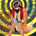 ahegao balls beard beard_growth big_balls bodily_fluids body_hair body_hair_growth canid canine clothing dhole dialogue facial_hair forestpunktiger genital_fluids genitals growth hair hi_res himbofication hypnosis intelligence_loss jock jockstrap looking_pleasured lycoriswolfdragon male male/male mammal mind_control muscle_growth oleander_(lycoriswolfdragon) pallav_the_tiger ponytail precum precum_through_clothing sketch solo tongue tongue_out torn_clothing transformation underwear wet wet_clothing