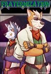 canid canine canis comic cover cover_art cover_page duo eyewear fox glasses hi_res james_mccloud male male/male mammal nintendo red_eyes star_fox sunglasses ventkazemaru wolf wolf_o&#039;donnell