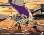aircraft airplane bodily_fluids cum digital_media_(artwork) erection genital_fluids genitals hi_res living_aircraft living_machine living_vehicle looking_at_viewer machine male not_furry penis robot smashed_(artist) smile solo tail vehicle wings