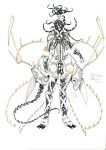  armor concept_art corruption digimon digimon_story:_cyber_sleuth eater_(digimon) eater_adam glowing glowing_eyes monster monster_boy muscular muscular_male official_art sanada_arata tentacles yellow_eyes 