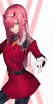  darling_in_the_franxx horns pantyhose simanerikotton uniform zero_two_(darling_in_the_franxx) 