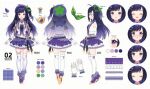  bad_source eggplant expressions frilled_skirt frills gloves hat idol leaf_hat_ornament long_hair natsumi_hachi nijigen_project purple_eyes purple_footwear purple_hair reference_sheet shoes skirt star_(symbol) thighhighs virtual_youtuber white_gloves white_thighhighs 