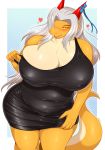  &lt;3 absurd_res aisyah_zaskia_harnny anthro big_breasts blush breasts cleavage clothed clothing curvy_figure dragon dress female harnny hi_res huge_breasts looking_at_viewer seductive slightly_chubby solo teasing thick_thighs tight_clothing voluptuous wide_hips 