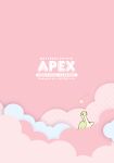  apex_legends character_name copyright_name highres mochi_wakamaru nessie_(respawn) no_humans pink_background star_(symbol) stuffed_toy 