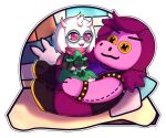 anthro archer-ko bovid caprine chibi deltarune goat male mammal plushie ralsei smile solo toy undertale_(series)