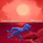 1:1 album_art album_cover anthro ashley_ninelives beach blue_body blue_fur cover domestic_cat felid feline felis fur lying mammal music on_back rock sea seaside sunset unknown_artist water