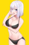  bikini breast_hold suzuharu_toufu swimsuits tagme 