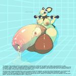  1:1 absurd_res anthro baby_pok&eacute;mon balls big_balls big_penis bodily_fluids breasts chode english_text foreskin foreskin_inflation fur genitals gynomorph hi_res huge_balls huge_penis humanoid_genitalia humanoid_penis hyper hyper_balls hyper_chode hyper_foreskin hyper_genitalia hyper_penis intersex jroy101 mammal mole_(disambiguation) musk nintendo nipples penis pichu piper_(smuttysquid) pok&eacute;mon pok&eacute;mon_(species) rodent slightly_chubby smegma smelly solo text video_games x-ray_view yellow_body yellow_fur 