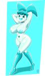 absurd_res breasts cranebear cute_eyes female genitals hi_res humanoid jenny_wakeman machine my_life_as_a_teenage_robot nickelodeon pinup pose pussy robot robot_humanoid smile solo