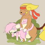  absurd_res alolan_raichu animal_genitalia balls bandanna big_balls blue_eyes collar cream_(temiest) duo female genitals hi_res lifted looking_pleasured male male/female mammal nintendo penetration pok&eacute;mon pok&eacute;mon_(species) raichu rattata regional_form_(pok&eacute;mon) rodent simple_background size_difference sound_effects tail_wraps temiest tongue tongue_out vaginal vaginal_penetration video_games wraps 